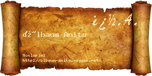 Ölbaum Anita névjegykártya